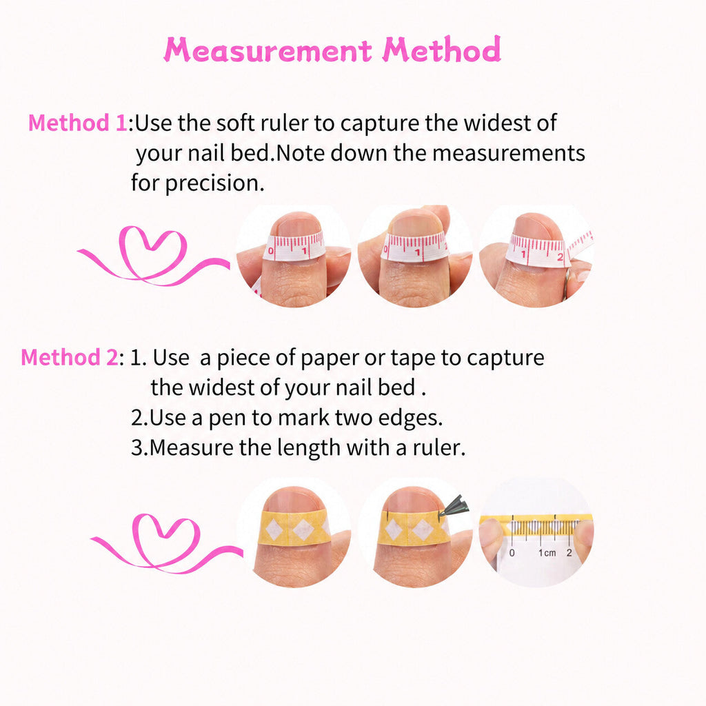 How to measure your nails